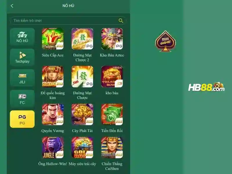 Đa Dạng Trò Chơi Slot