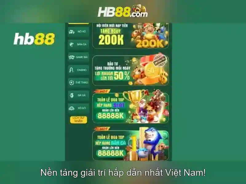 Ứng dụng tải app hb88