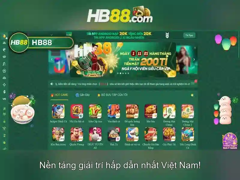khuyến mãi slot HB88