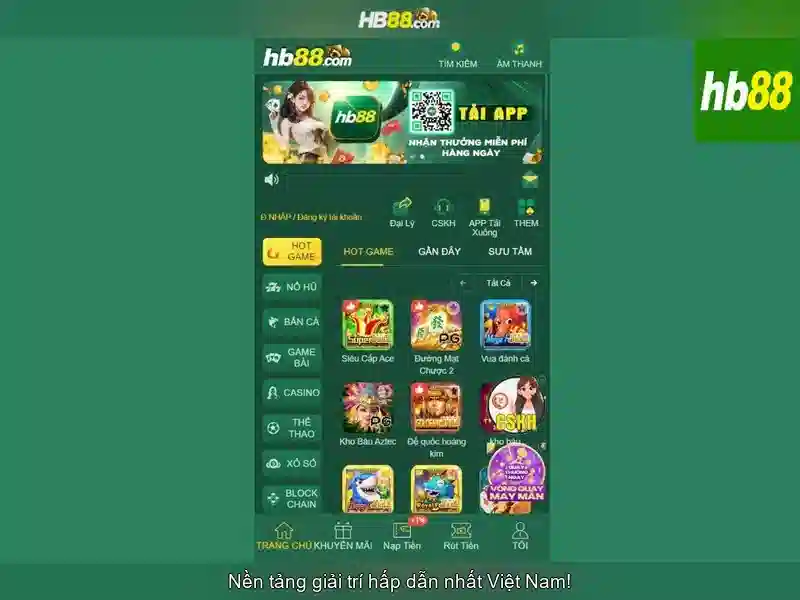 HB88 - Trải Nghiệm Cá Cược Slot Thú Vị Với Khuyến Mãi hb88 com 2026